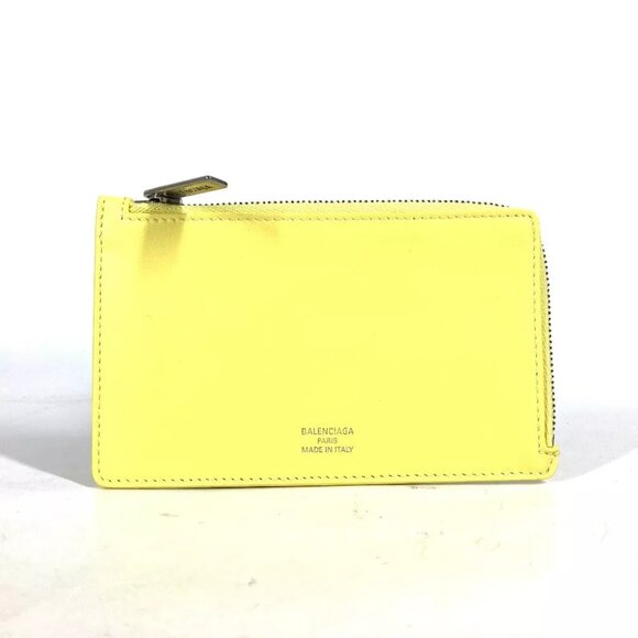 BALENCIAGA 736734 ENVELOPE LONG COIN & CARD HOLDER coin purse Wallet Card Case - Picture 1 of 10